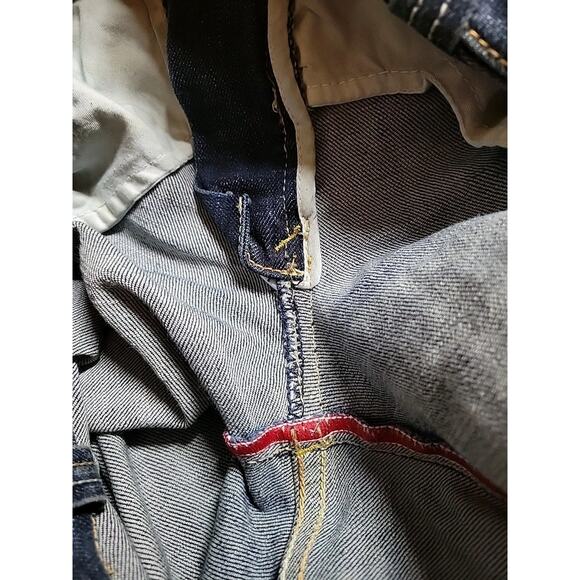Vintage Rare Parasuco Denim Legend Jeans Womens 11 Blue Stretch Bohemian Italy - Picture 14 of 14